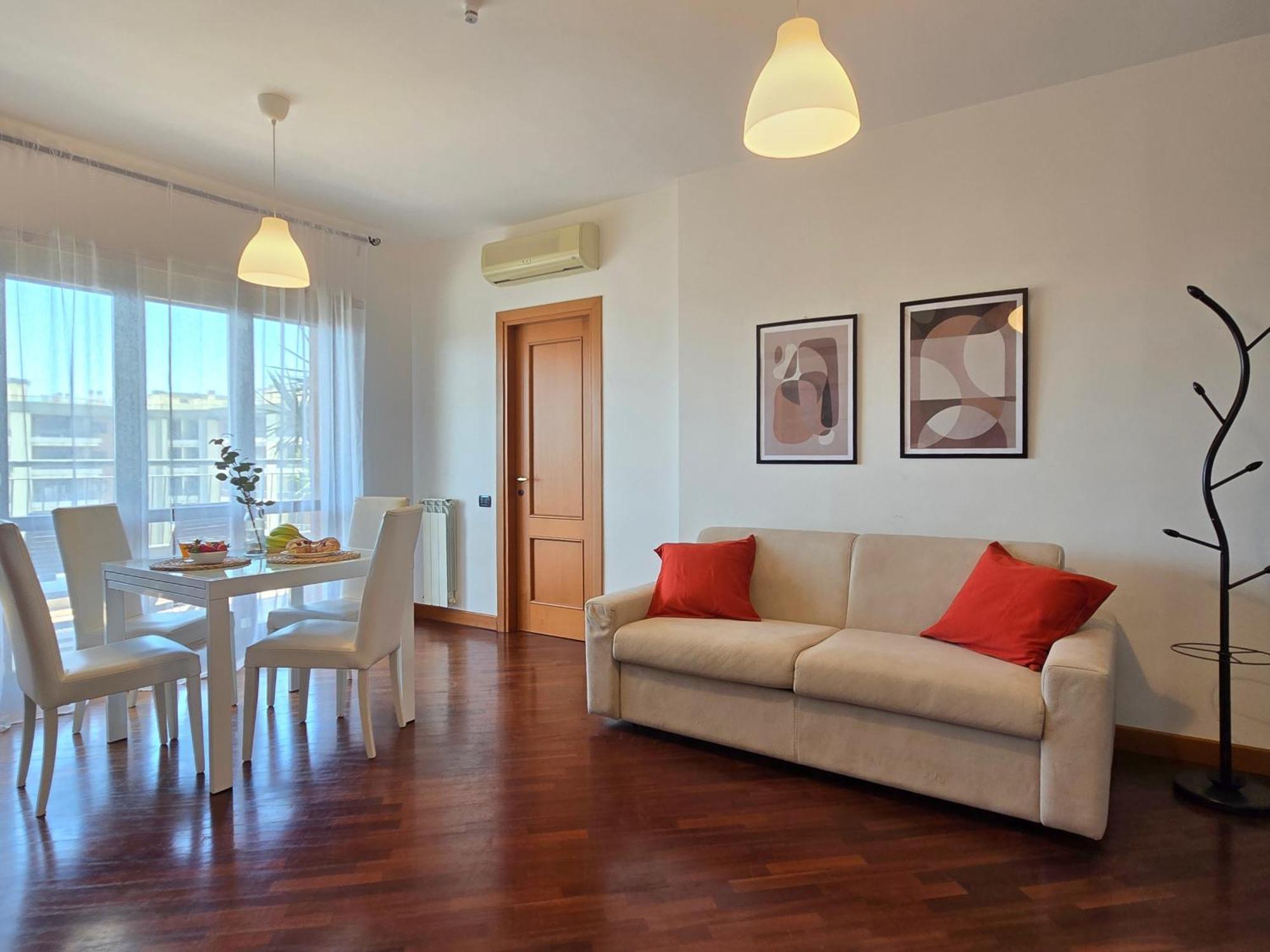 Golden Hour Apartment - Panoramic Terrace Fiumicino Dış mekan fotoğraf