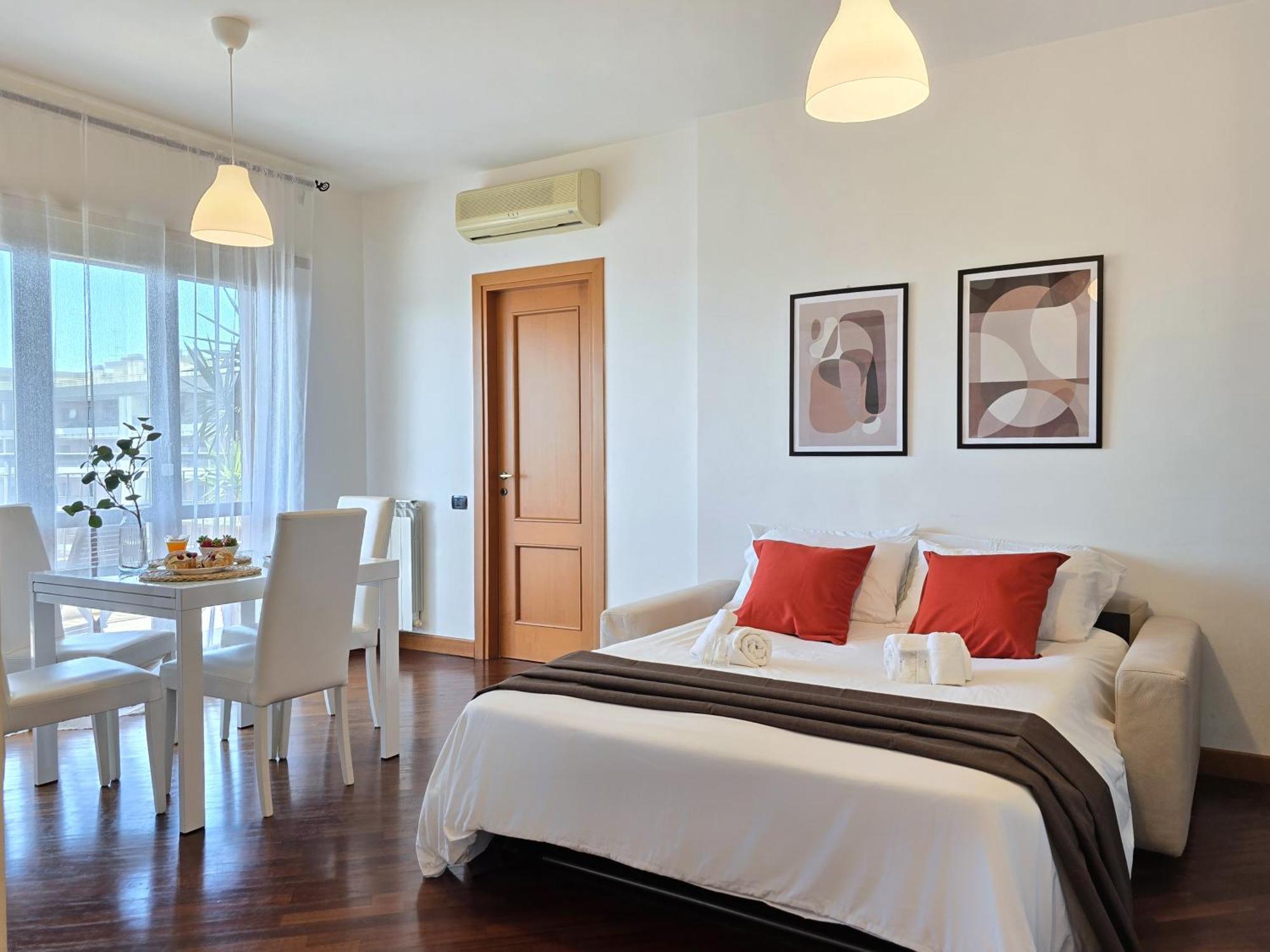 Golden Hour Apartment - Panoramic Terrace Fiumicino Dış mekan fotoğraf